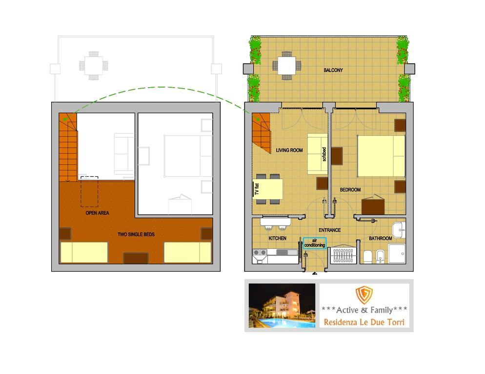Aparthotel Residenza Le Due Torri Riva del Garda Exterior foto